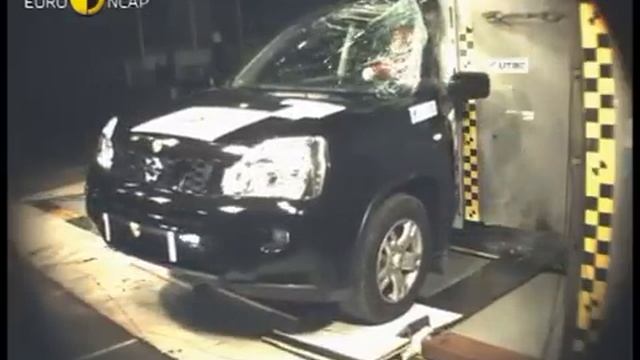 Краш-тест - Nissan X-Trail 2007 (E-NCAP) смотреть онлайн