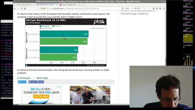 Phoronix beat me - compiling the Linux kernel with Clang! смотреть онлайн