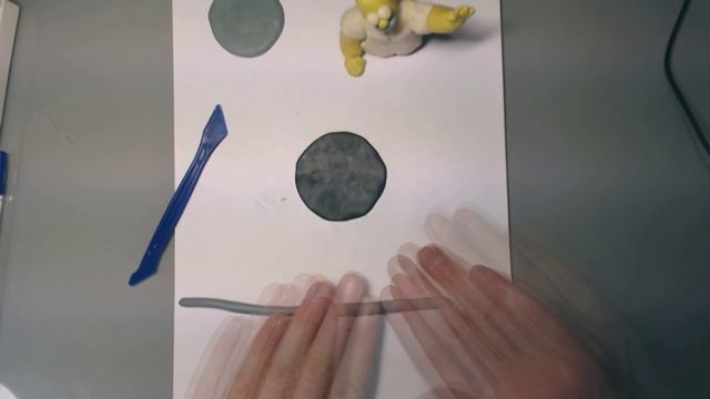 Гомер Симпсон из пластилина