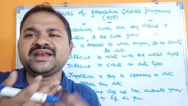 Drawbacks of Procedure Oriented Programming || Disadvantages of pop смотреть онлайн