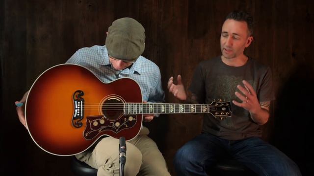 Gibson SJ-200 with Firebird Inlay - VERY RARE!! смотреть онлайн