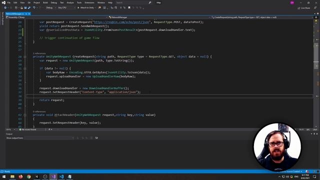 Sending Web Requests in Unity - UnityWebRequest смотреть онлайн
