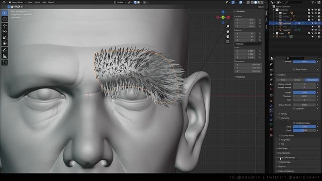 How to Create Eyebrows in Blender смотреть онлайн
