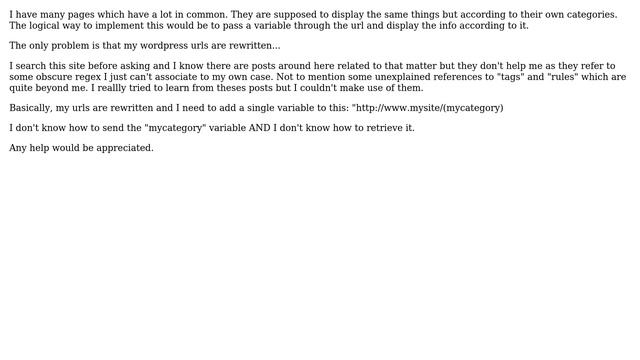 Wordpress: Use get variable when rewritten url in wordpress (2 Solutions!!) смотреть онлайн