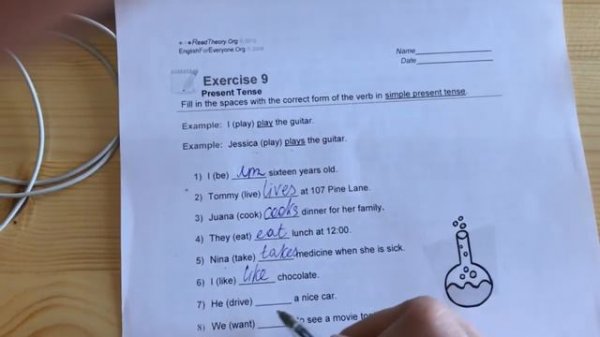 Решаем тест Present SImple