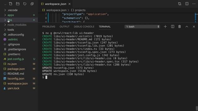 2. Create an app and a UI library - Nx Workspaces Course, by Nrwl смотреть онлайн