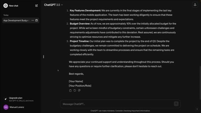 017 Пожалуйста, следите за обновлениями интерфейса ChatGPT