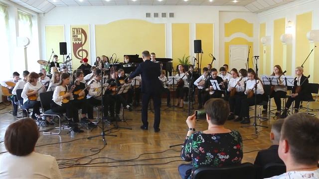 "Ария". Вадим Биберган. Образцовый оркестр народных инструментов ДМШИ №1 г. Бреста. смотреть онлайн