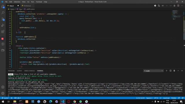 Firebase e Expo - Parte 02 (Final) смотреть онлайн
