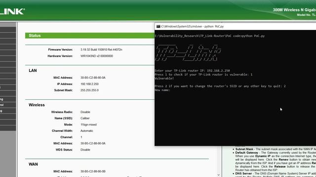 TP-Link - Authentication Bypass Vulnerability PoC смотреть онлайн
