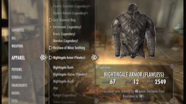 Skyrim Full Nightingale Armor смотреть онлайн