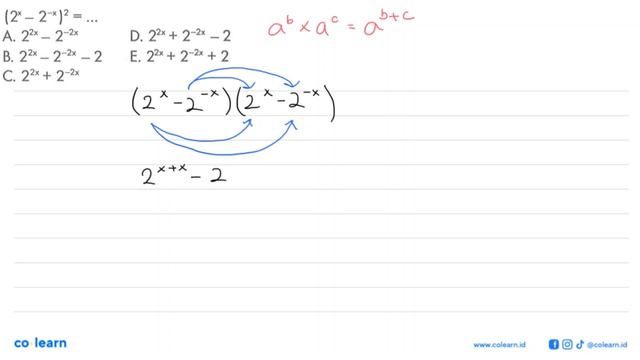 (2^x-2^(-x))^2=... смотреть онлайн