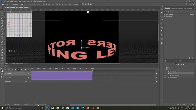 photoshop cc how to make 3D rotating logo gif смотреть онлайн