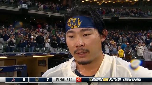 Brewers' Hiura after walk-off HR: 'It feels good to be back' смотреть онлайн