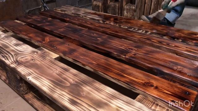 КРОВАТЬ из ПОДДОНОВ!!! ПОЧТИ просто и легко! смотреть онлайн