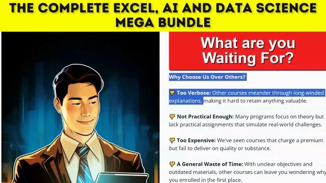 The Complete Excel course | AI and Data Science | Mega Bundle | смотреть онлайн