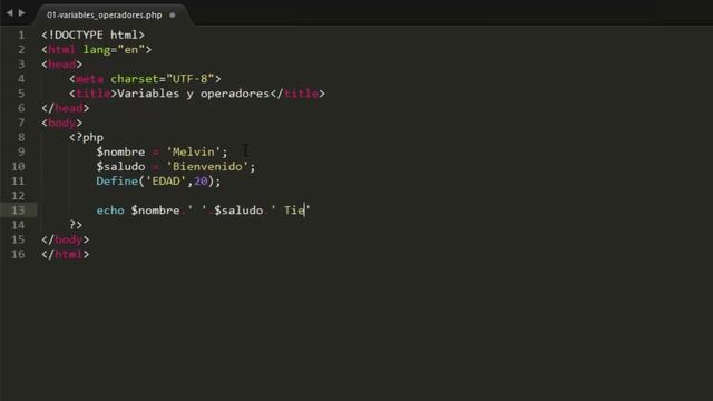 PHP - Variables, constantes y operadores - 03 смотреть онлайн