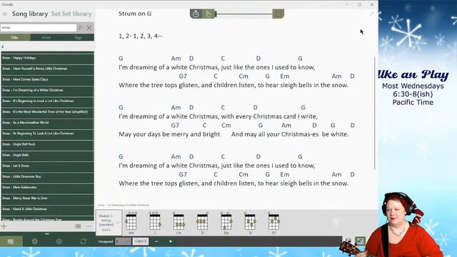 Uke an Play (12/14) Christmas Songs! смотреть онлайн