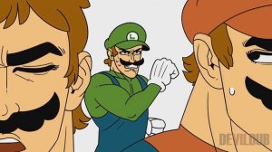 Mario & Luigi Super Anime Brothers (Русская озвучка)