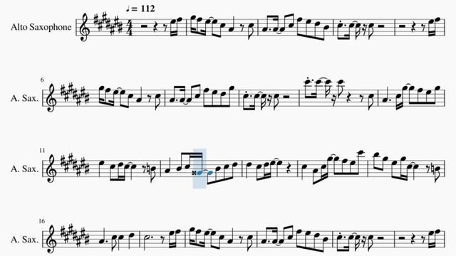 Alto Sax Sheet Music: How to play Accumula Town (Pokemon Black White) by Shota Kageyama смотреть онлайн