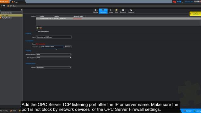 Connecting the OPC Client role to the OPC Server смотреть онлайн