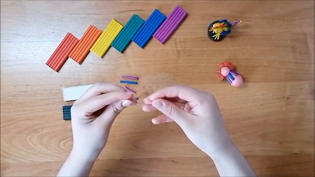 Мастер-класс. Лепим разноцветного петуха из пластилина. смотреть онлайн