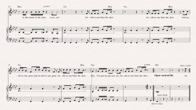 Soprano Sax - Another One Bites the Dust - Queen Sheet Music, Chords, & Vocals смотреть онлайн