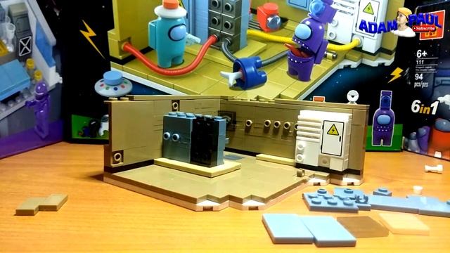 Lego Among Us Renzaima 707 minifigs speed build bricks compatible смотреть онлайн