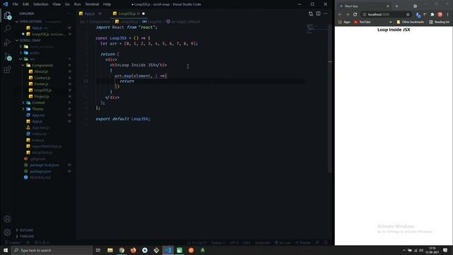 How To Loop Inside React JSX | How To Use Loops Inside React JSX смотреть онлайн