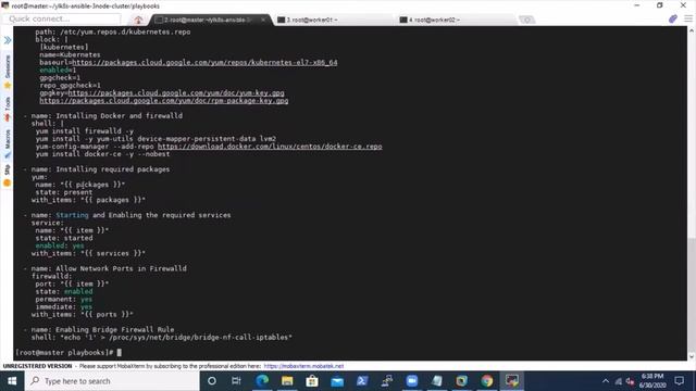 Configure 3 Node Kubernetes Cluster Using Ansible Playbook Part 2 смотреть онлайн