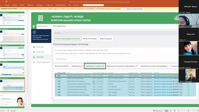 Біліктілік бағалауды өткізу бойынша оқыту - 12.05.2022