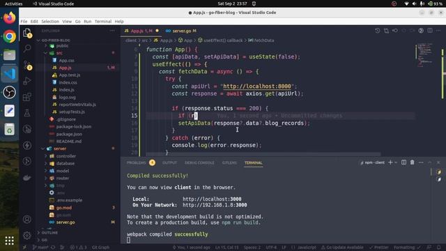 React and Go Fiber | Full Stack Golang Project | Part 10 | Grow Your Skill смотреть онлайн