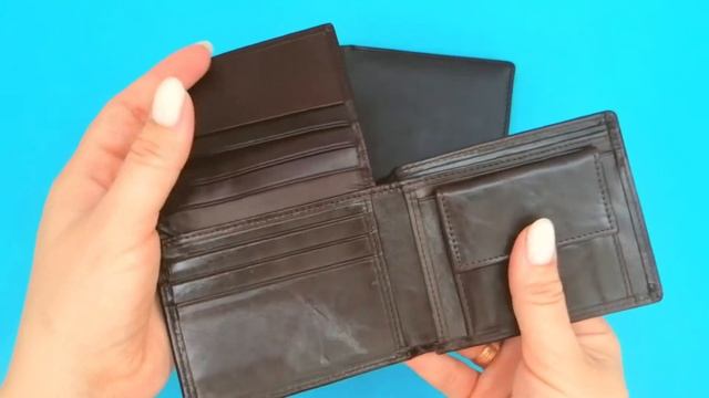 Обзор на классический портмоне из натуральной кожа с RFID защитой Ponte p05 смотреть онлайн