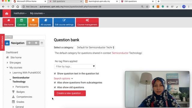 PutraMOOC || Moodle Quiz Assessment | How to Create Category in Question Bank смотреть онлайн