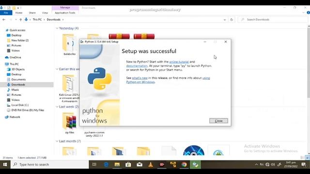 Python Beginner tutorial: Introduction- Downloading and Installing Python and Pycharm #python смотреть онлайн