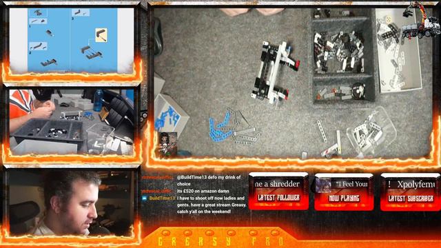 Lego Technic Arocs 42043. Starting front cab and maybe trailer. смотреть онлайн