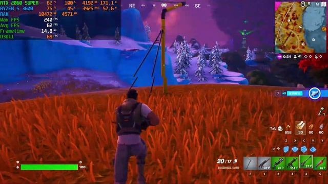 Fortnite Rtx 2060 Super 8GB Benchmark 1080p | MAX Graphic Settings | AMD Ryzen 5 3600 смотреть онлайн
