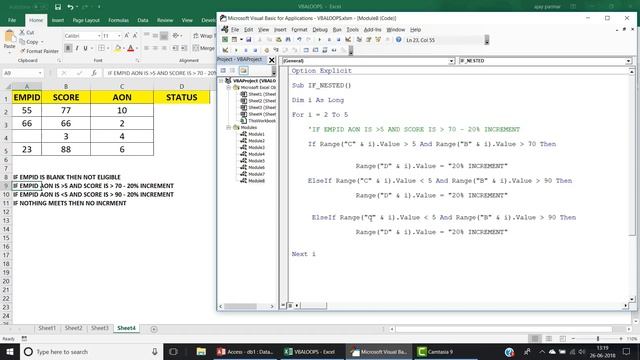 Introduction to Excel VBA LOOPS HINDI Series 8/15 Video 643 смотреть онлайн