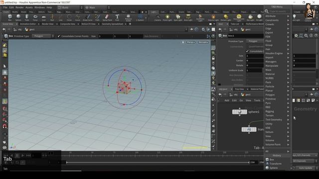 Transform node - Houdini 18 (Nodes notes) смотреть онлайн