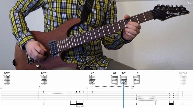 Survivor - Eye of the Tiger | Guitar Tabs Tutorial смотреть онлайн