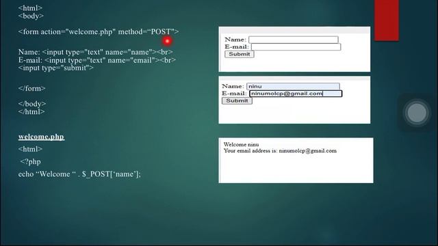 PHP-part3(form handling) смотреть онлайн