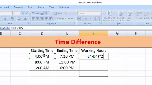 How to calculate Time Difference in Microsoft Excel@COMPUTEREXCELSOLUTION смотреть онлайн