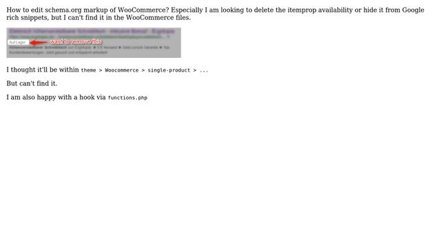 Wordpress: How to edit schema.org markup of WooCommerce? смотреть онлайн