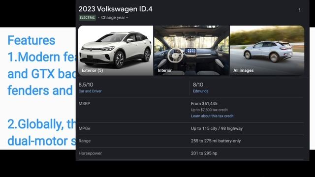 Volkswagen ID.4 GTX 2023 First Electric SUV in India смотреть онлайн