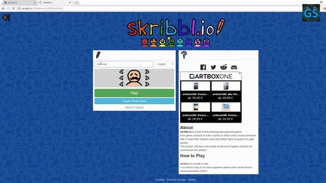 Skribbl.io - How to play with Friends смотреть онлайн