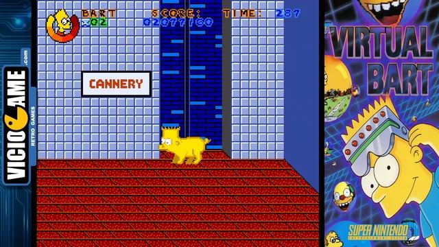? Virtual Bart (Super Nintendo) Complete Gameplay смотреть онлайн