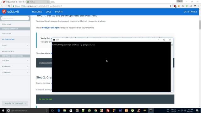 Angular 4 Tutorial 2: Setting Angular via Angular CLI смотреть онлайн