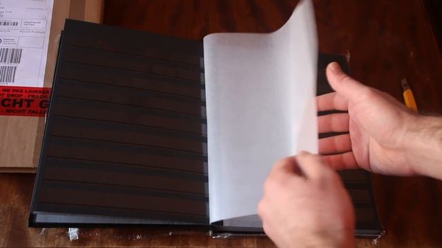 Unboxing -  Stockbook Lighthouse A4 32 Black Page Stamp Stockbook LS4/16 Black Model