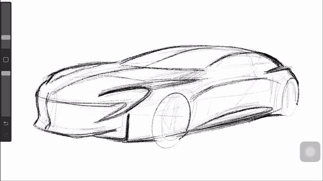 [Daily sketch] Car design sketch turorial смотреть онлайн
