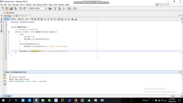 32 Java For Beignners Introduction to Exception Handling смотреть онлайн